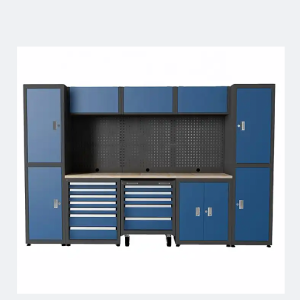 Double door garage tool cabinet