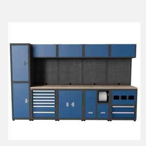 Wall mount garage tool cabinet