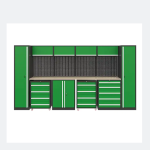 Garage storage tool cabinets with pegboard