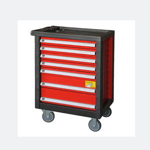 7 drawers rolling metal tool cabinet trolley cart