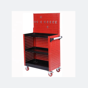 Three layer metal tool cart