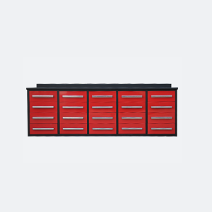 Metal workbench tool cabinet