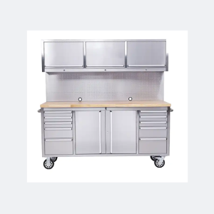 Large stainless steel tool cabinet