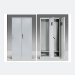 Metal doors locker with stander