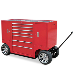 Tool cabinet red pit carts