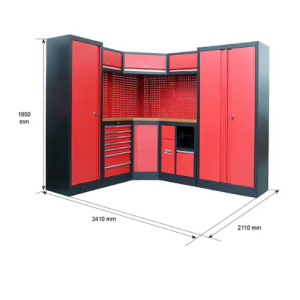 Garage storage cabinet workbench